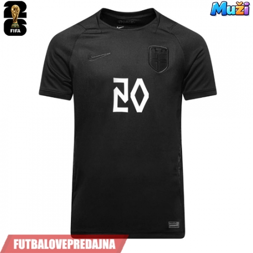 Lacne Muži Futbalové dres Nórsko Jorgen Strand Larsen #11 MS 2026 Krátky Rukáv - Preč